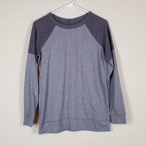 Lou & Grey Gray Long Sleeve Shirt XS